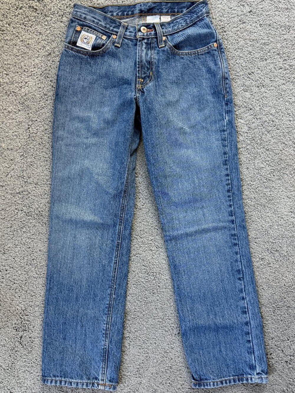 Cinch White Label Jeans Men's 27x30 Relaxed Fit Straight Med. Wash Denim Western